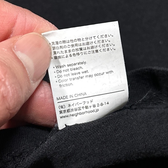 Neighborhood Craft With Pride Logo Black Short Sleeve T Shirt Mens Large - Picture 9 of 10